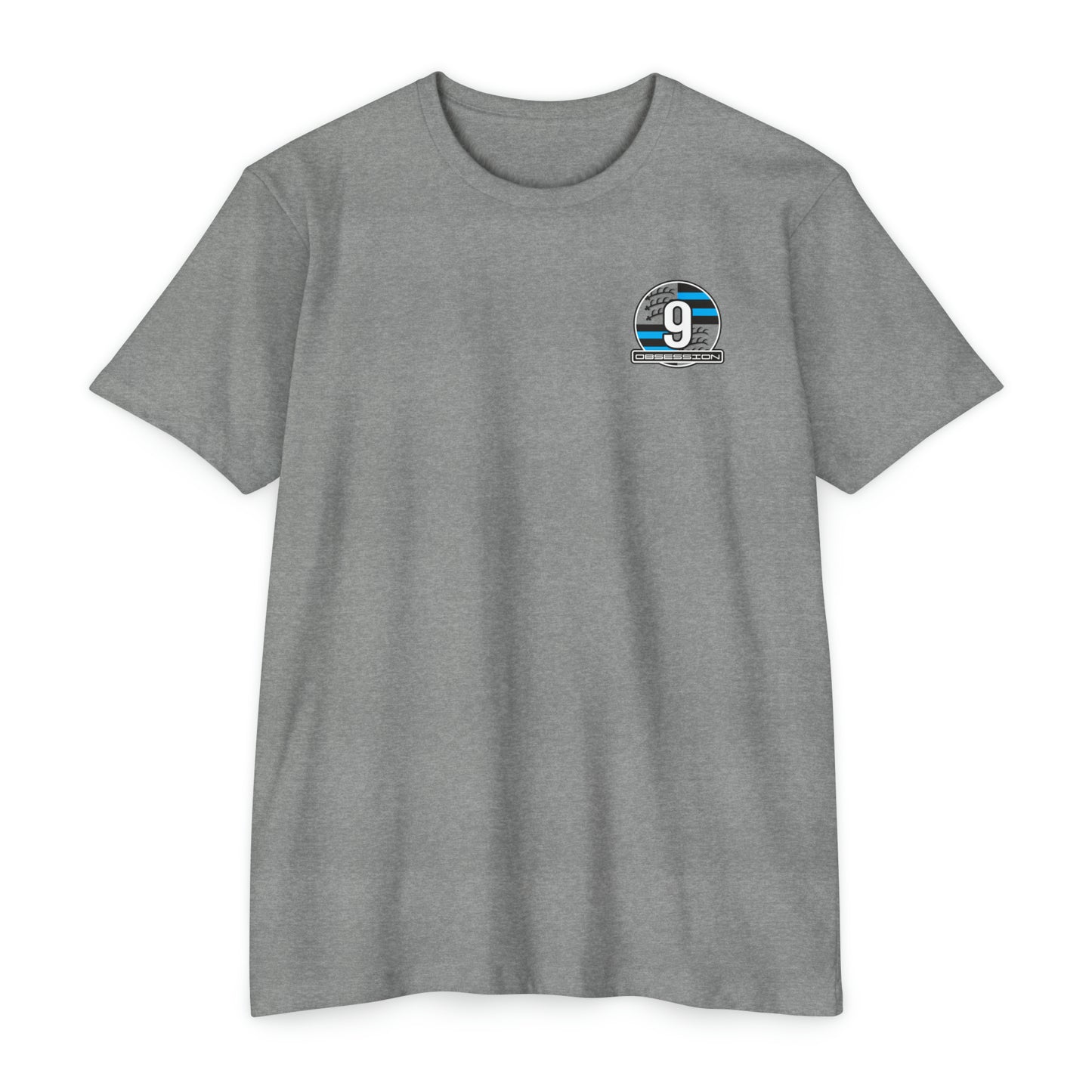 9 Obsession Next Level 6210 Men's Heather Gray T-Shirt
