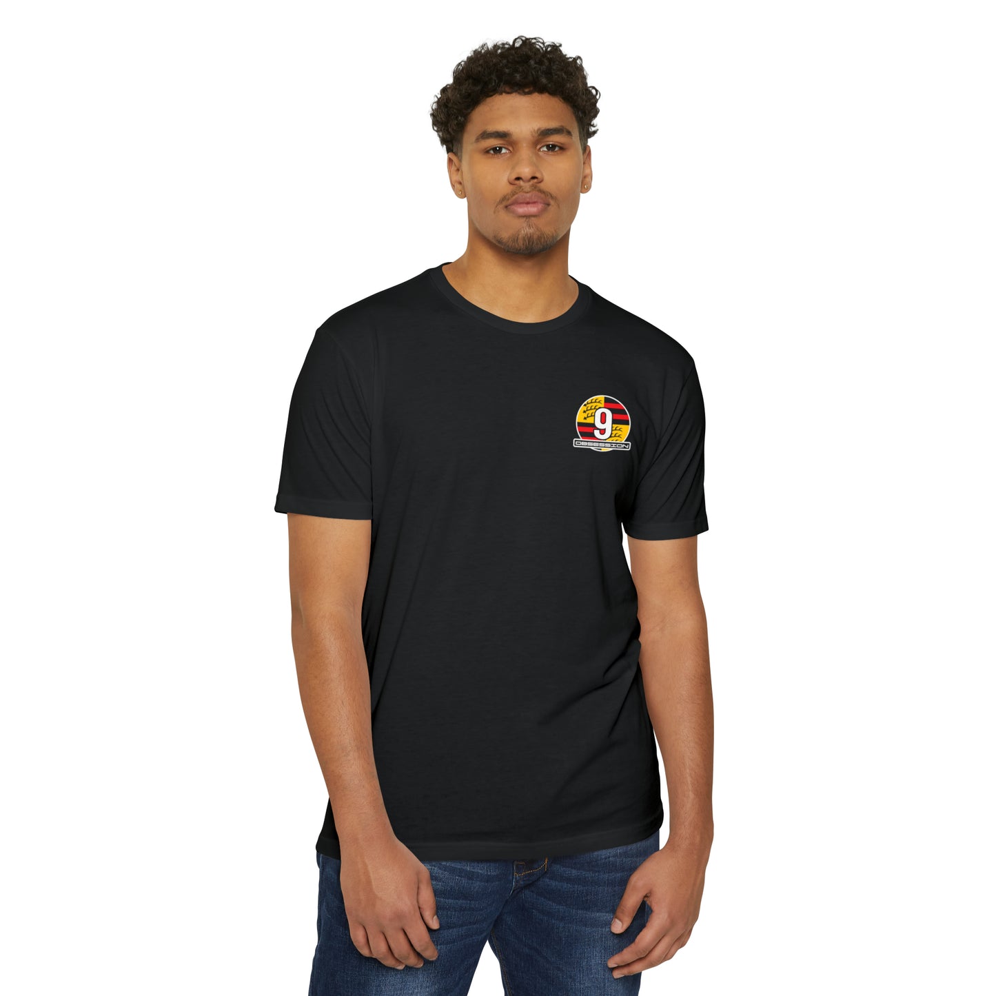 9 Obsession Next Level 6210 Men's Black T-Shirt