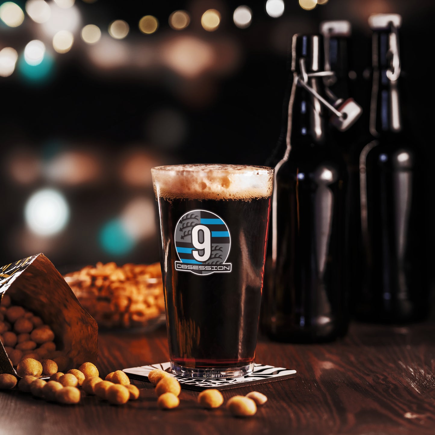 9 Obsession Shaker pint glass