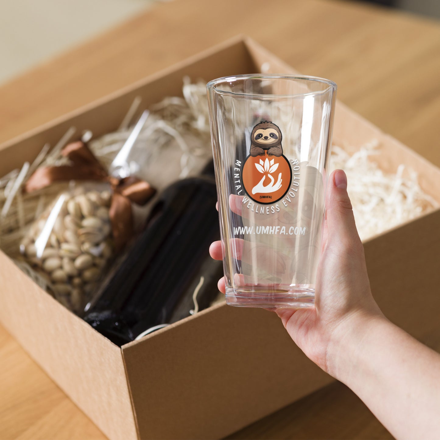 UMHFA Shaker pint glass