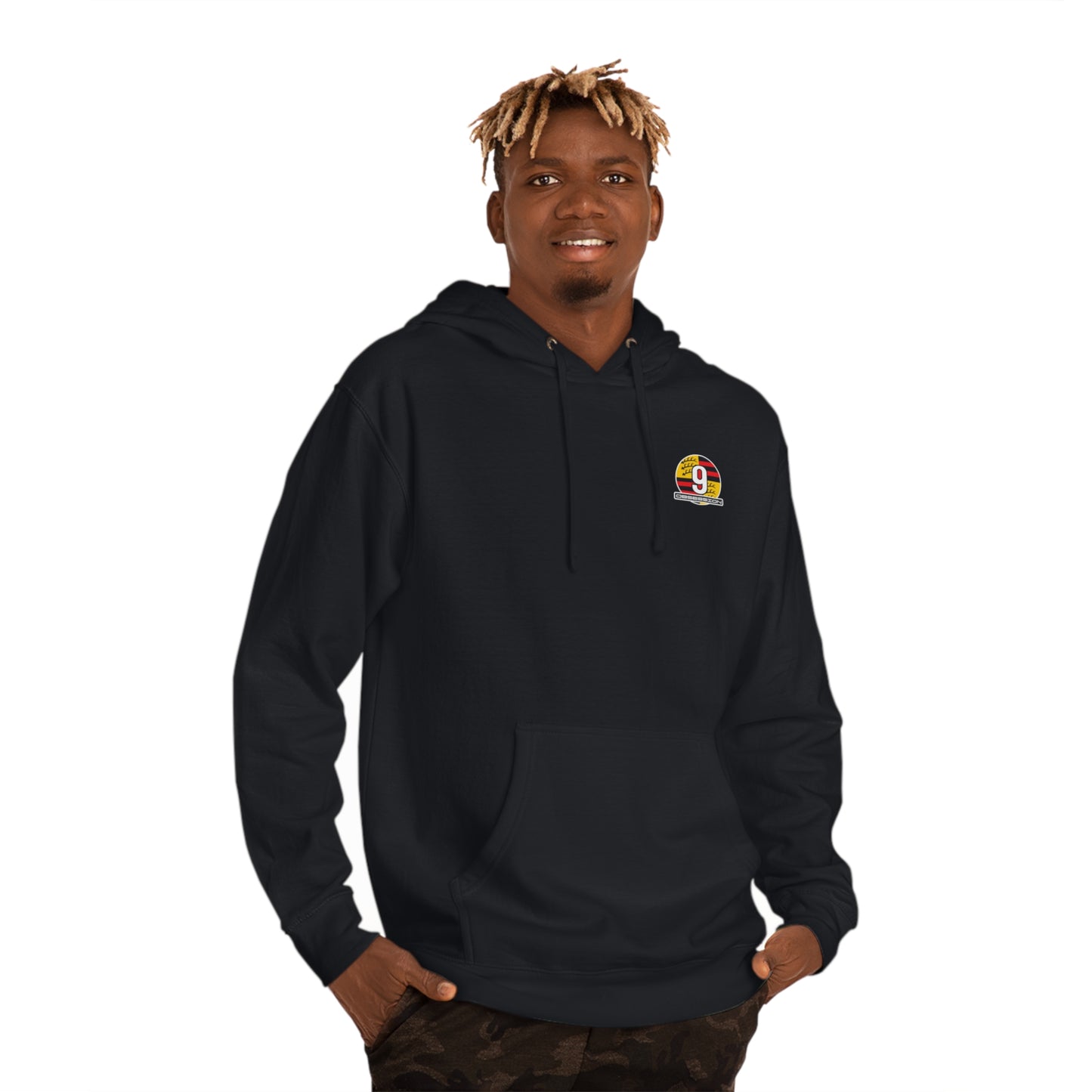 9 Obsession Black Hooded Sweatshirt