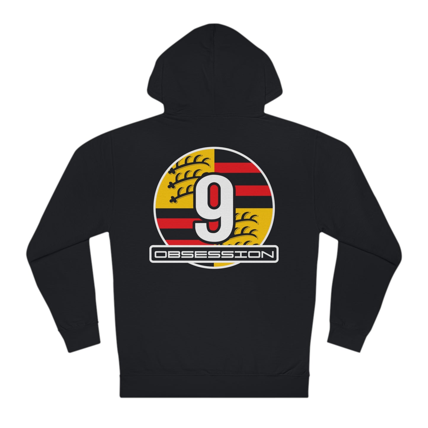 9 Obsession Black Hooded Sweatshirt