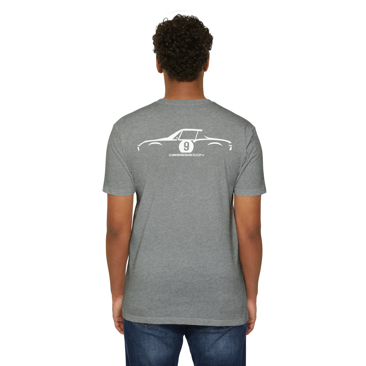 9 Obsession Next Level 6210 Men's Heather Gray T-Shirt
