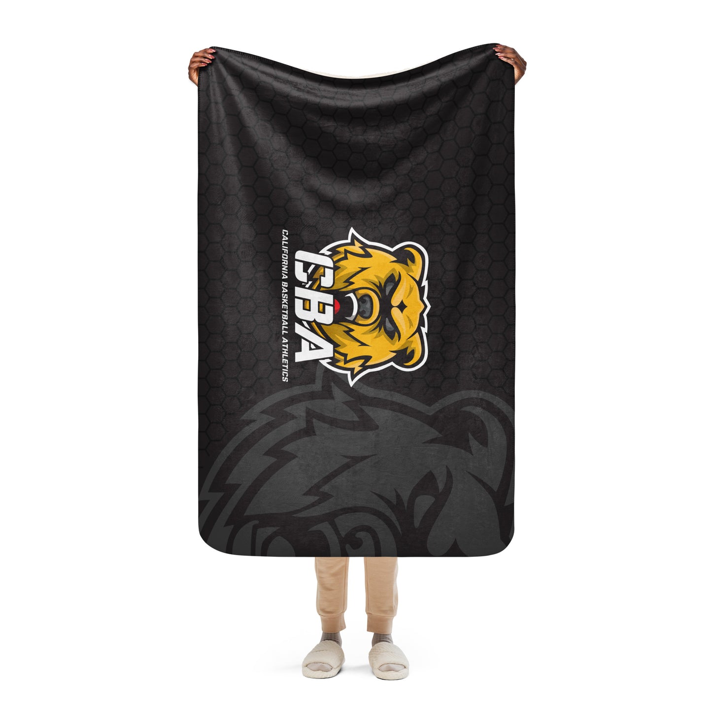 California Basketball Athletics Sherpa blanket