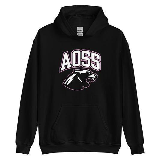 AOSS Girls Youth Black Hoodie