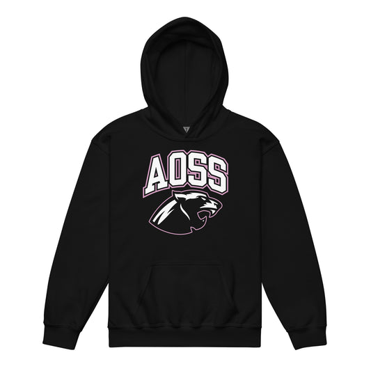 AOSS Girls Youth Black Hoodie